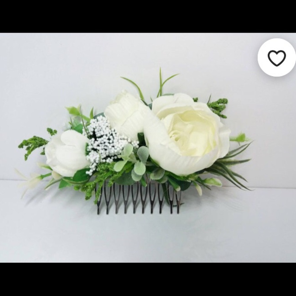 Flower Bridal Hair Comb